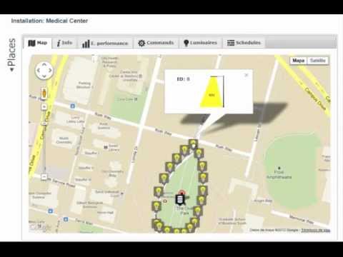 intelligent remote control system for outdoor lighting