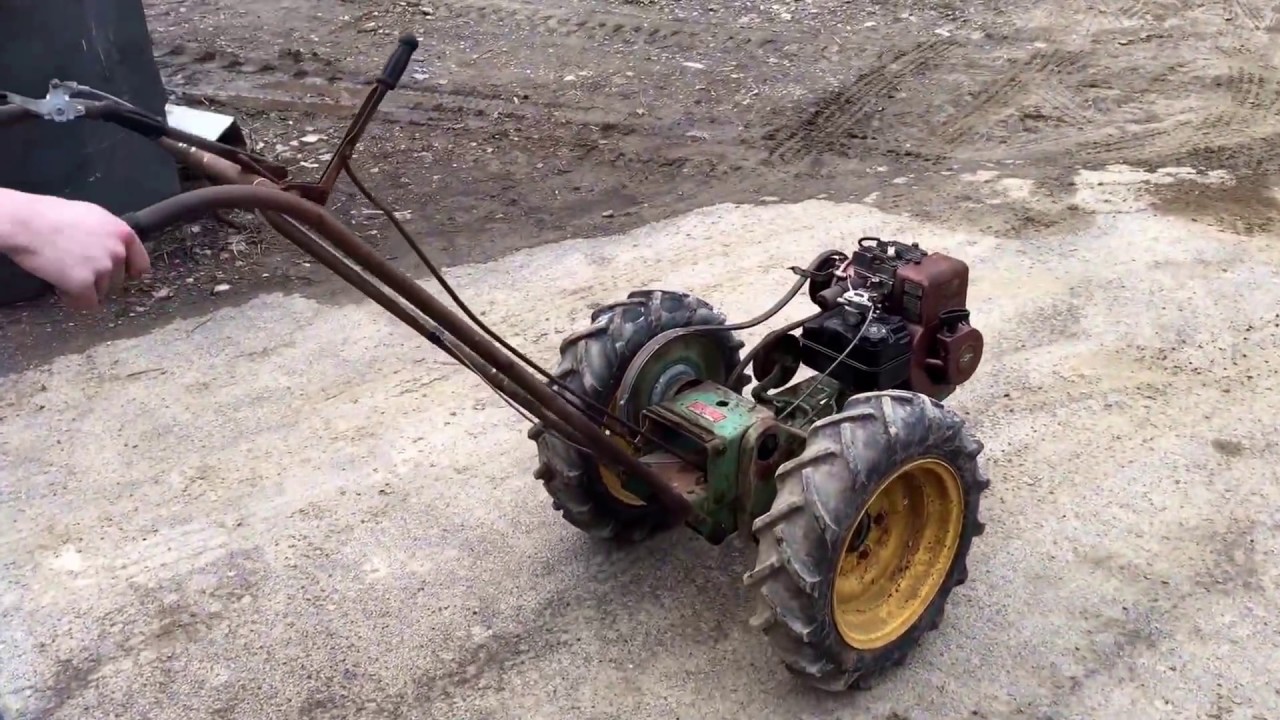 Bolens walk behind tractor YouTube