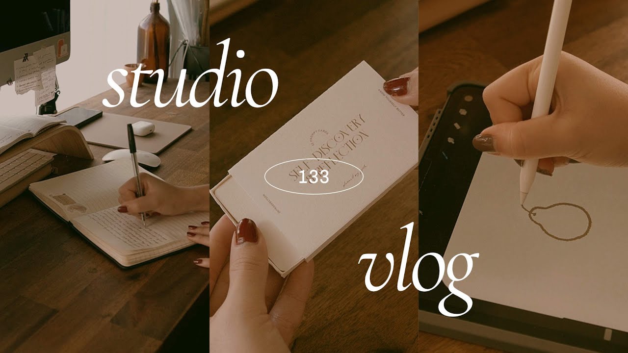 typical week of work | studio vlog 133 - YouTube