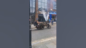 Traction Engine Driving Up the Highstreet