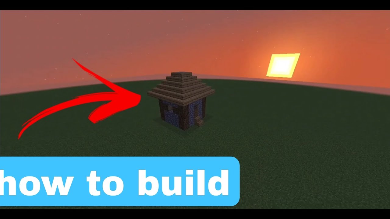 how to build basic villager house A step-by-step tutorial - YouTube