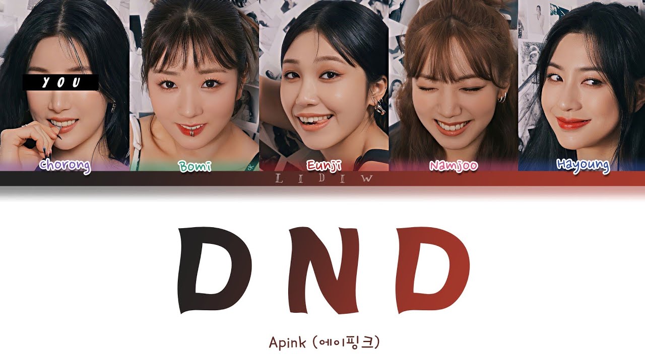 Apink || D N D but you are Chorong (Color Coded Lyrics Karaoke) - YouTube