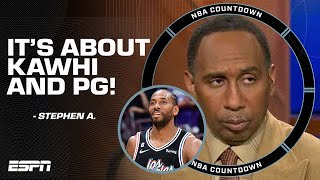 It's about Kawhi Leonard & Paul George! - Stephen A. reacts to LA's loss to Kings | NBA Countdown