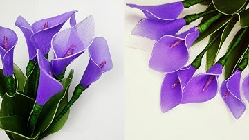 Making of nylon stockings calla lily