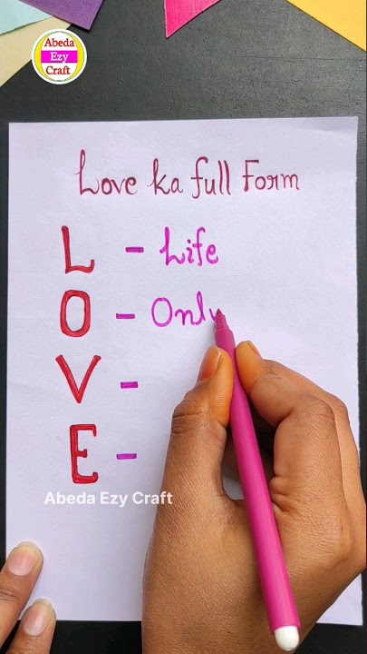 Full form of LOVE | Love ka full form | #shorts #youtubeshorts #viral #love