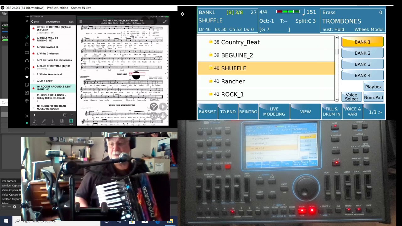 Wireless Midi Program Changes Via iPad using Ketron SD90 YouTube