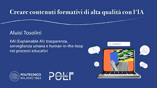 Explainable Ai (xai): Trasparenza E Sorveglianza Umana Nei Processi Educativi (aluisi Tosolini)