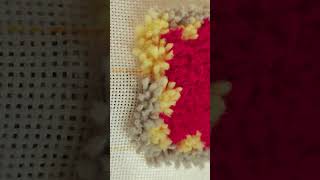 Think tufting is just for rugs? Think again.❤️⭐ #tufting #diyideas #handmadecraft  #fiberart  #diy