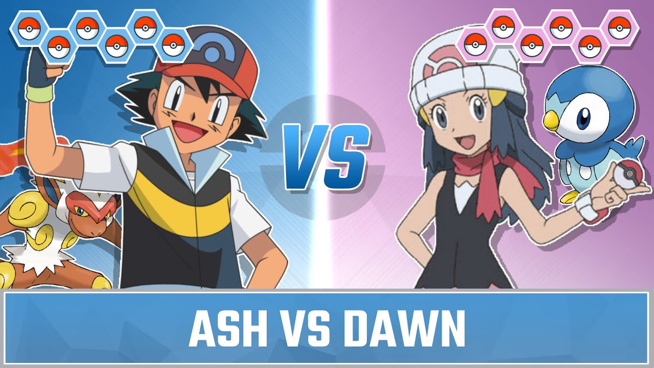 Sinnoh Pokemon Battle: Ash vs Dawn