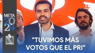 Jorge Máynez reconoce derrota en la elección presidencial