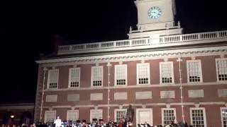 Tribute to Armed Forces (all branches) at the Philadelphia POPs concert at Independence Hall
