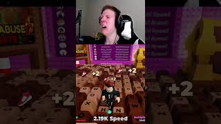 HATER REACTS TO +1 SPEED KEYBOARD ESCAPE GAME #Shorts #Roblox #+1SpeedKeyboardEscape #Asmr