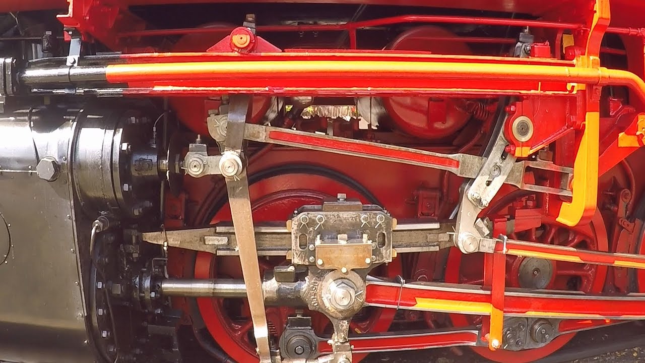 Im Führerstand einer Dampflok