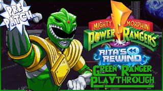 (Pre-Patch) Mighty Morphin Power Rangers: Ritas Rewind Green Ranger Playthrough - No Commentary