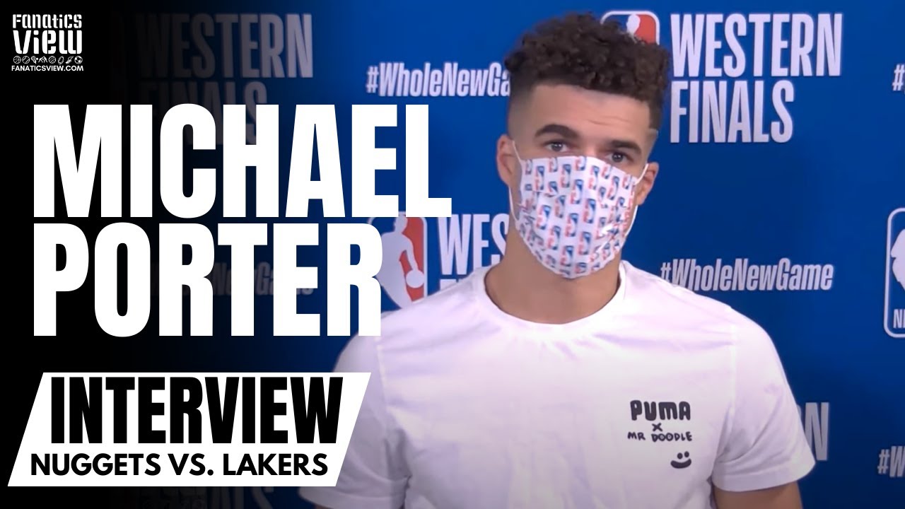 Michael Porter Jr Reacts To Anthony Davis Game Winner Laker Series We re Not Going To Get 