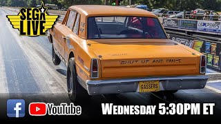 SEGA Live #34 - Rumble In Ringgold Post Race & Knoxville Dragway Preview | Gasser Drag Racing