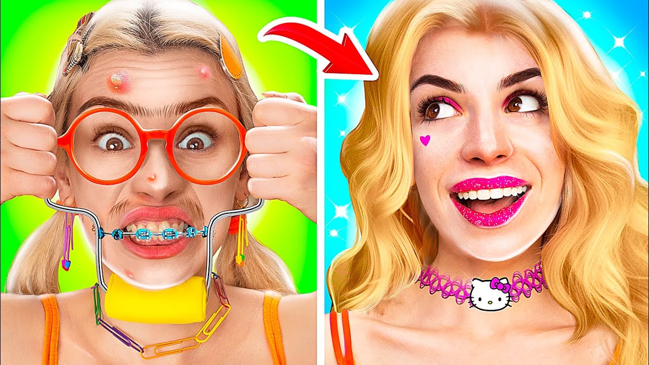 De Ringarde à Beauté! Maquillage Extrême avec les Gadgets de Tiktok!