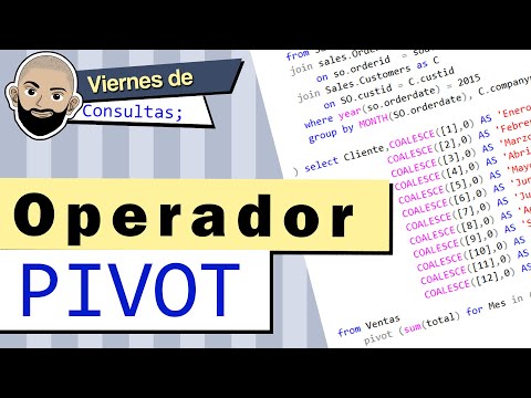 Video: ¿Qué es pivote en la consulta SQL?