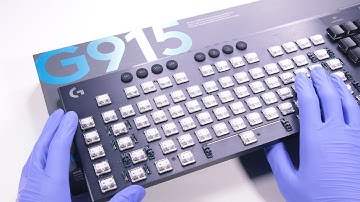 Logitech G915 Lightspeed Wireless Gaming Keyboard Unboxing - ASMR