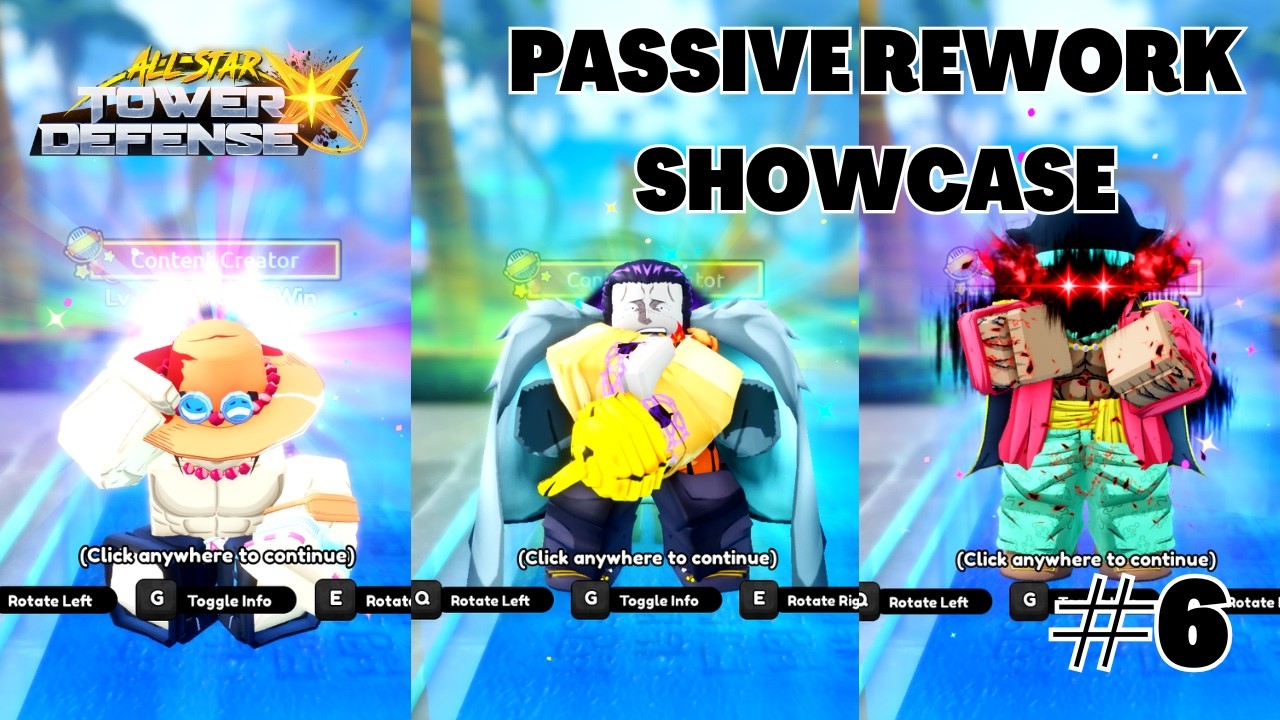 PASSIVE REWORK SHOWCASE #6: ALLIGATOR/SPADE/BLACKSTACHE ALL STAR