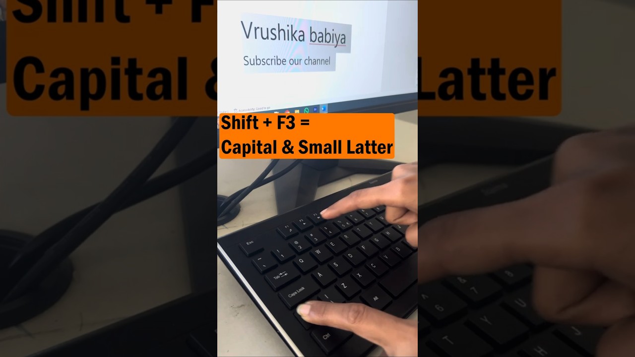 🚀 Shift + F3 – The Ultimate Word Case Changing Trick! 💻✨