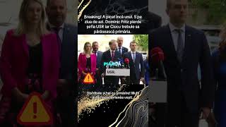 Breaking! A picat încă unul. 5 pe ziua de azi. Dominic Fritz pierde șefia USR