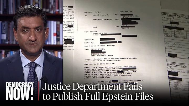 Rep. Ro Khanna Urges Contempt Charges over AG Bondi's Epstein Redactions