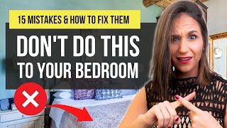 ‍♀ TOP 15 BEDROOM MISTAKES & How To Fix Them Immediately | Interior Design & Home Decor