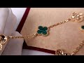 Van cleef arpels vintage alhambra necklace 10 motifs