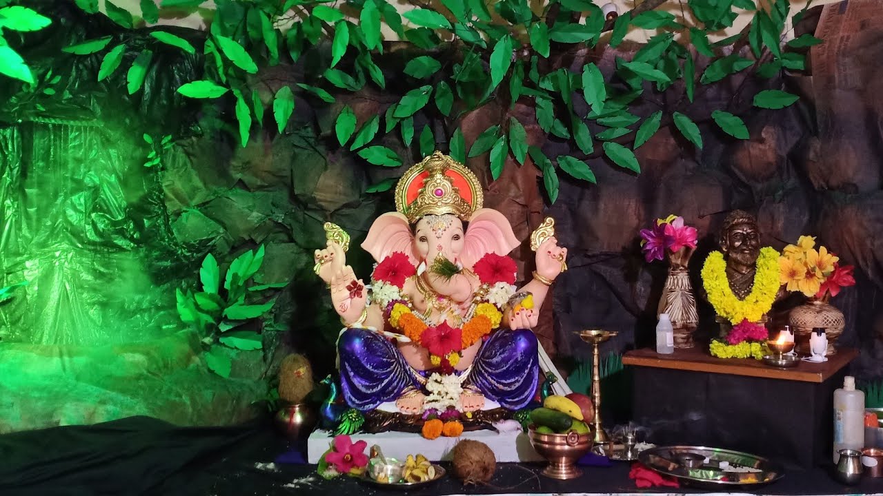Ganapati decoration idea eco friendly ganpati decoration ganpati