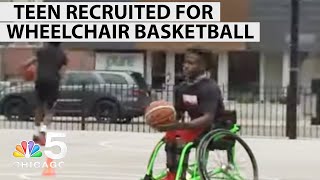 Tossing Adversity Aside, Lincoln Park Teenager Excels Playing Wheelchair Basketball | NBC Chicago