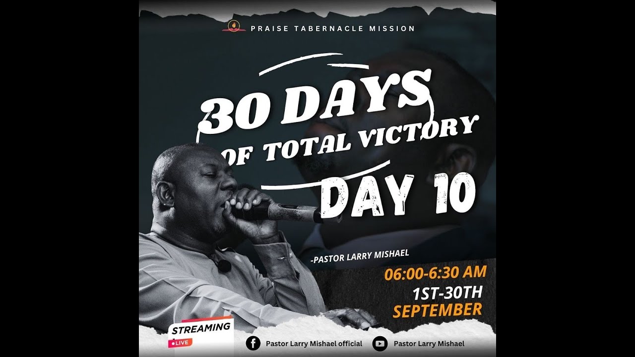 JOIN US LIVE NOW | 30 DAYS OF TOTAL VICTORY PRAYER DAY 10 WITH PASTOR ...
