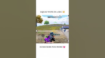 SQUAD WIPE IN 2 SEC #bgmi #pubgmobile #youtubeshorts