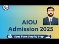 AIOU Admissions 2025 ||Continue Students||FA admission @Zakriaayazofficial
