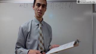 Matrices, Sequences, Conics Unit: Lesson 2 Part 2 Solving Systems Using Matrices