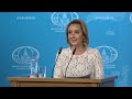 News conference by Russian Presidential Commissioner for Children’s Rights Maria Lvova-Belova