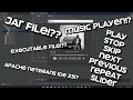 Music Player from Apache Netbeans IDE 23 with EXE runnable JAR File & EXE file application