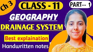 Part 1 | Drainage System | Chapter 3 | Class 11th geography | NCERT Book | screenshot 3