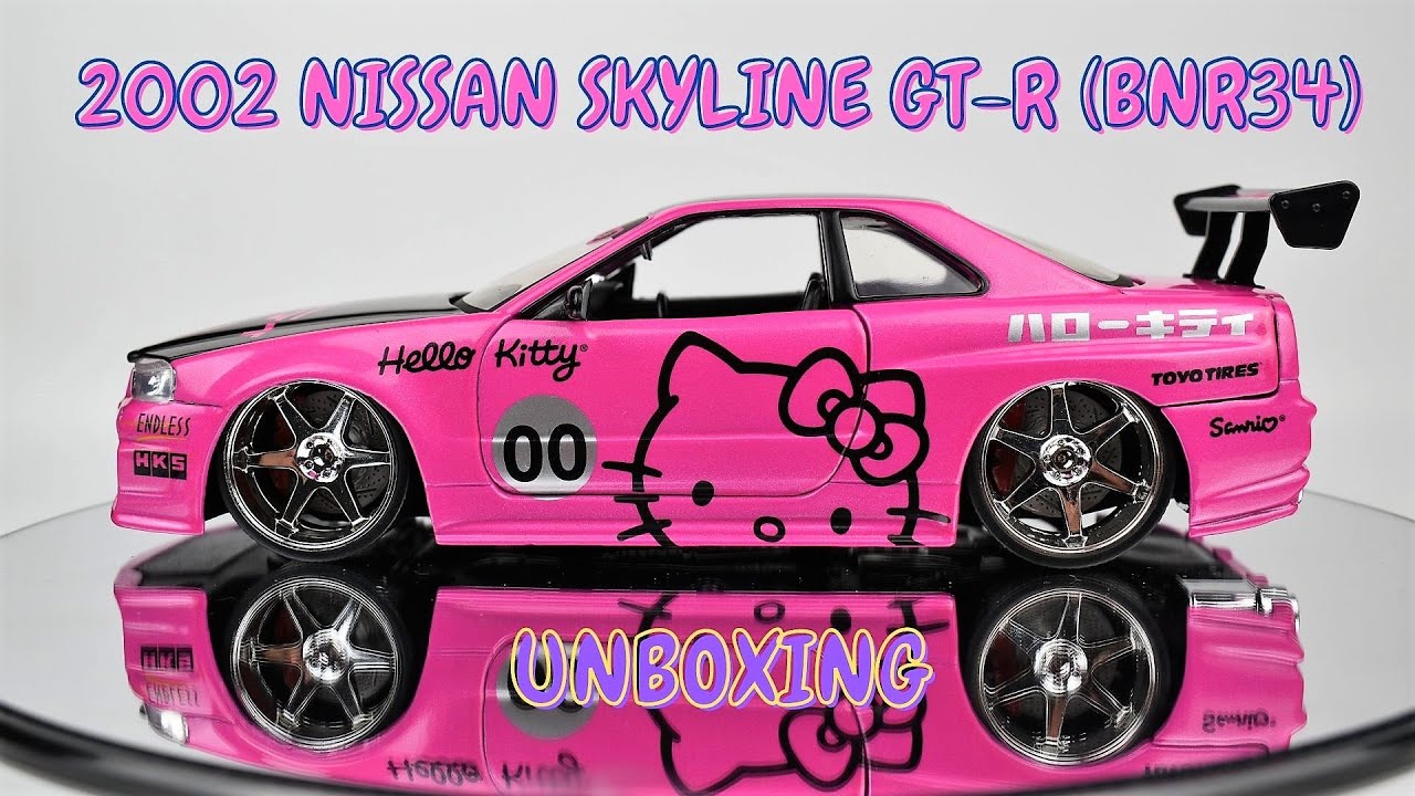  Jada Toys Hello Kitty Nissan Skyline GT-R (Bnr34