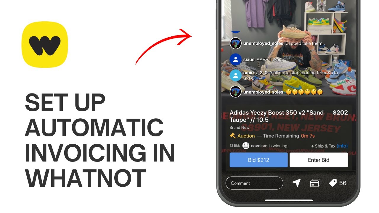 How to Set up Automatic Invoicing in Whatnot - YouTube