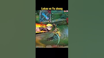 Lukas naruto skin vs yu zhong 😱 #mlbbhighlights #mobilelegends #mlbb #mlbbnaruto