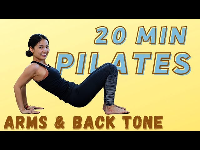 INTENSE ARMS & BACK PILATES WORKOUT, 20 Min Tone & Sculpt