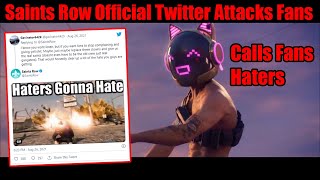 This Is Ridiculous, Saints Row Official Twitter Says If You Don't Like The New Style Your A Hater