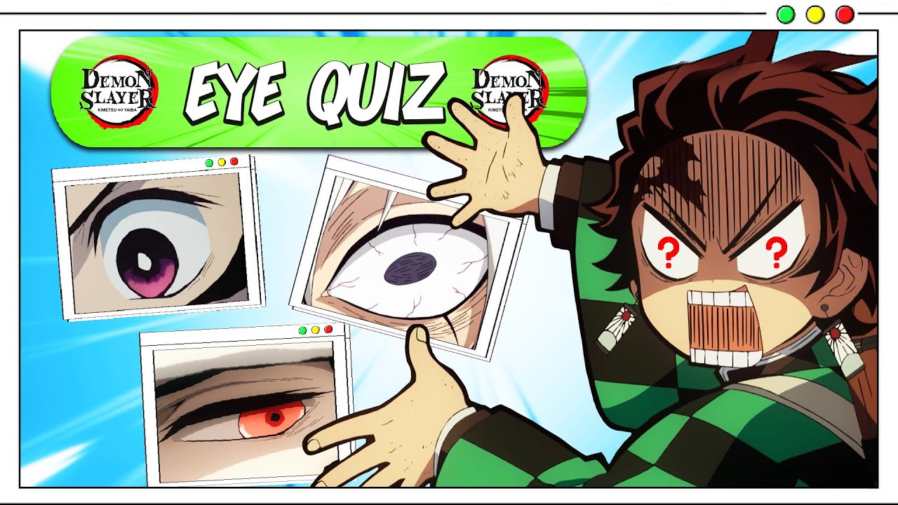 DEMON SLAYER EYE QUIZ 👺👀 Kimetsu No Yaiba Quiz 👹⚔️ Mr. Ding 