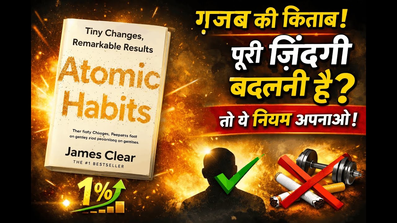 📘 Atomic Habits – Book Summary | Tiny Changes, Big Results