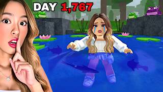 I Survived In A FROG POND For 99 Nights In The Forest..