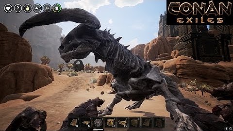 Conan Exiles - Kappa vs Undead Dragon + more