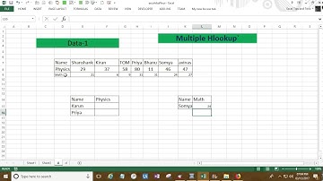 Multiple Hlookup in excel