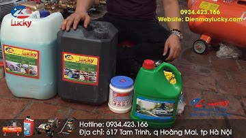 Các hóa chất rửa xe Rửa xe không chạm và rửa xe cọ tay