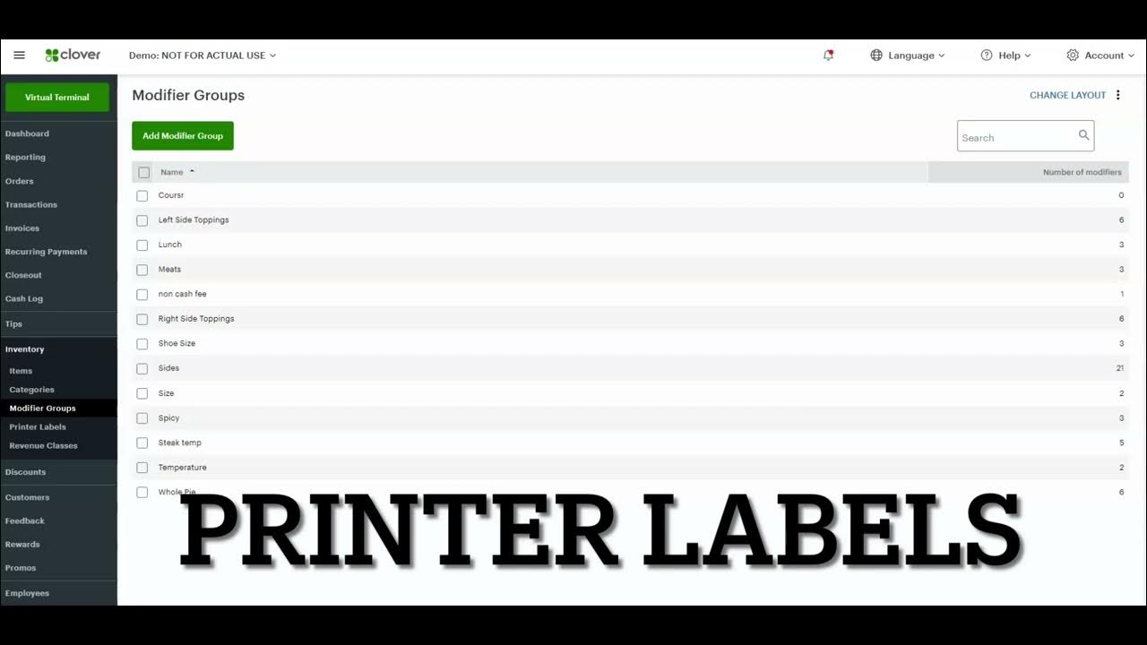 Clover pos how to set up inventory on the clover dashboard youtube